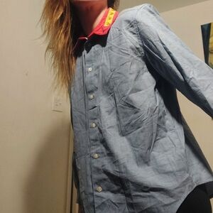 Vintage 90's DEADSTOCK cotton Karen Scott back-to-school-core button down